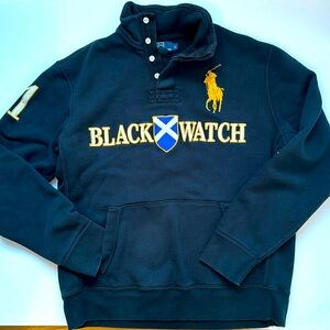 Polo Ralph Lauren Black 80% cotton sweatshirt size L